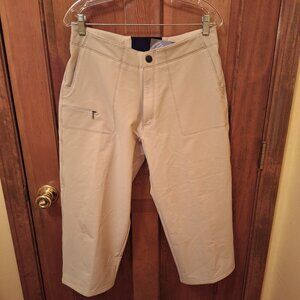 IBEX CLIMAWOOL CIRRUS SOFTSHELL PANTS, cropped, size 10